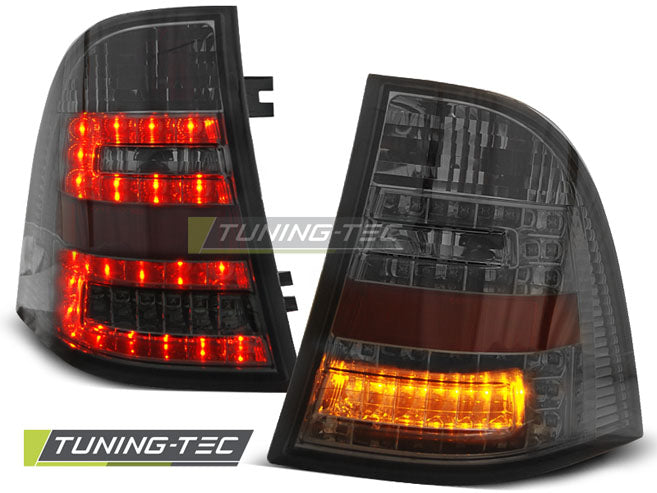 Feux arrière à LED fumés compatibles avec Mercedes W163 ML M-KLASSA 03.98-05