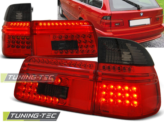 Feux arrière à LED rouge fumé compatibles BMW E39 Touring 97-08.00
