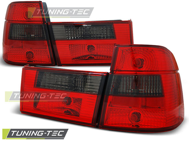 FEUX ARRIÈRE ROUGES FUMÉS compatibles BMW E34 91-96 TOURING