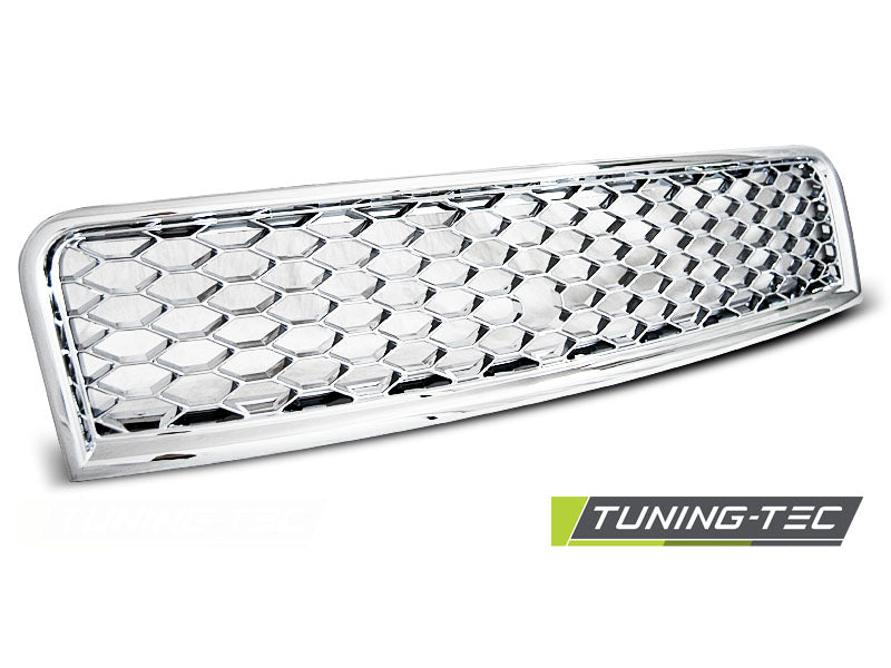 Calandre sport chromée compatible avec Audi A4 (B6) 10.00-10.04