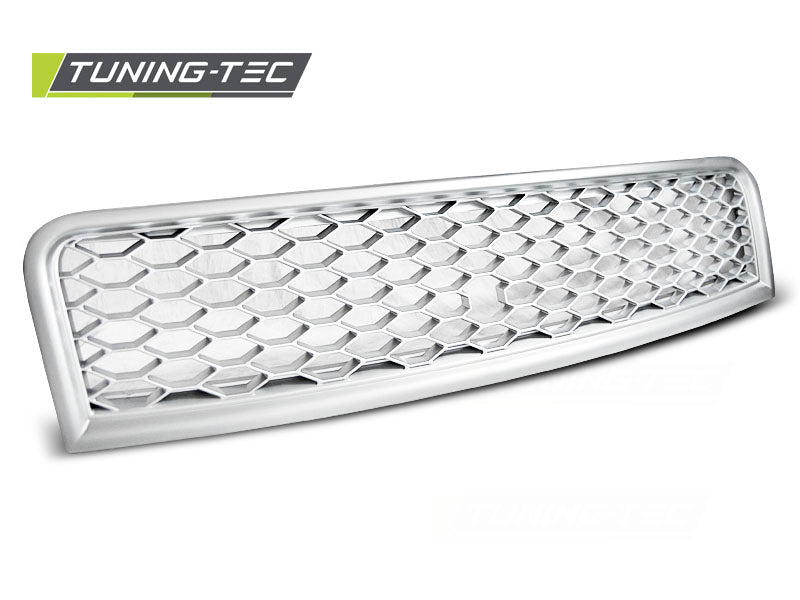 Calandre sport argentée compatible avec Audi A4 (B6) 10.00-10.04