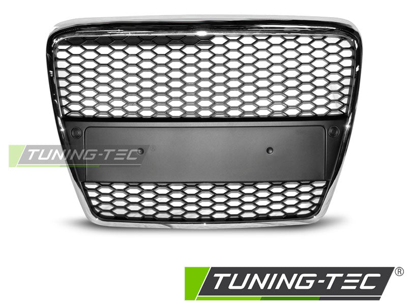 CALANDRE SPORT CHROMÉE compatible AUDI A6 (C6) 04.04-08
