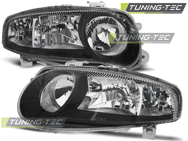 Phares noirs compatibles avec Alfa Romeo 147 (01.01-12.04)
