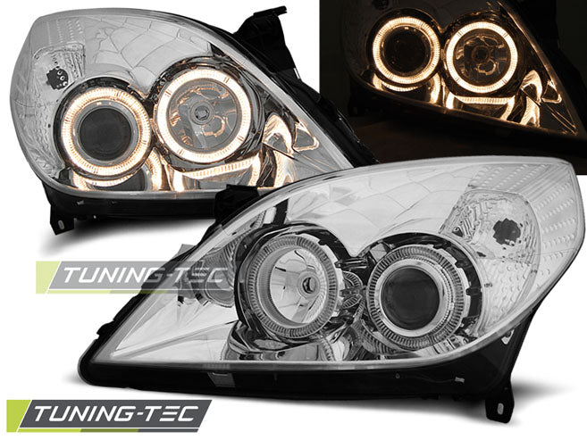 OPEL VECTRA C 05-08 ANGEL EYES CHROMÉ