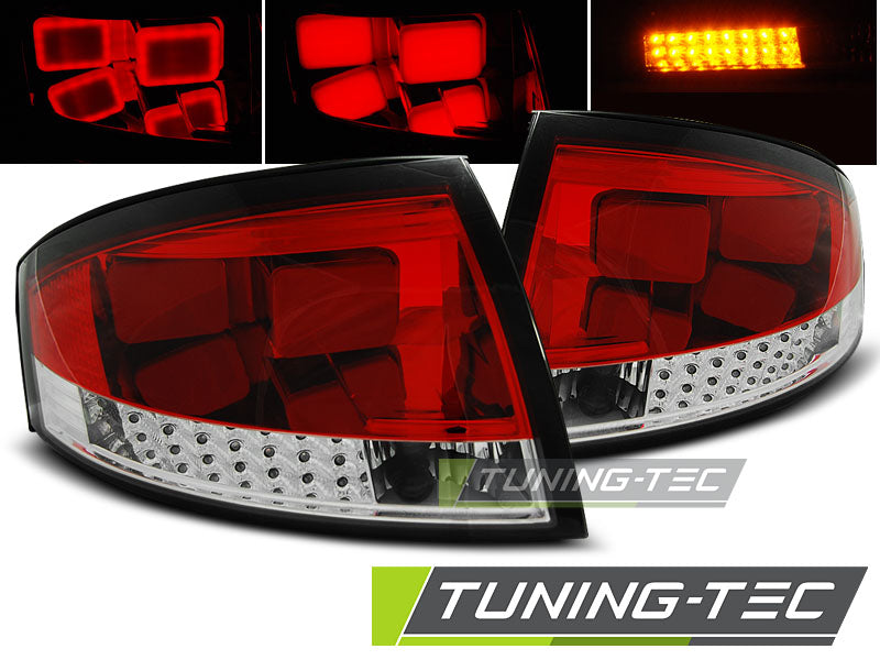 Feux arrière à LED rouge et blanc compatibles avec Audi TT 8N 99-06