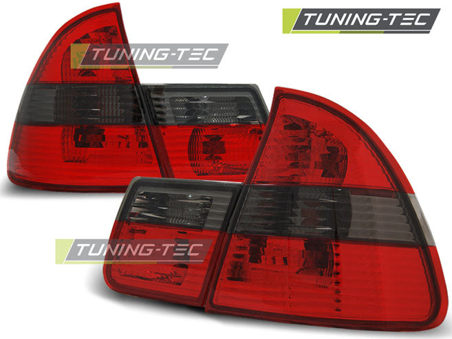 FEUX ARRIÈRE ROUGES FUMÉS compatibles BMW E46 99-05 TOURING