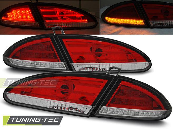 Feux arrière à LED rouge et blanc compatibles avec SEAT LEON 06.05-09