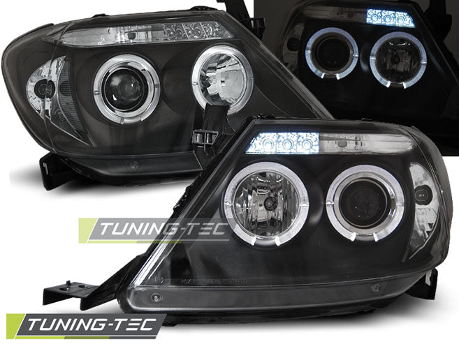 TOYOTA HILUX 05-11 ANGEL EYES NOIR