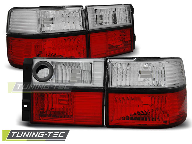 Feux arrière rouge et blanc compatibles avec VW Vento 01.92-09.98