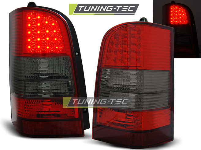 Feux arrière à LED rouge fumé compatibles avec Mercedes Vito V-Klasa W638 96-03