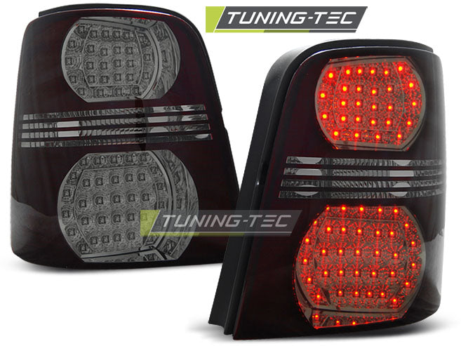 Feux arrière à LED rouge fumé compatibles avec VW Touran 02.03-10