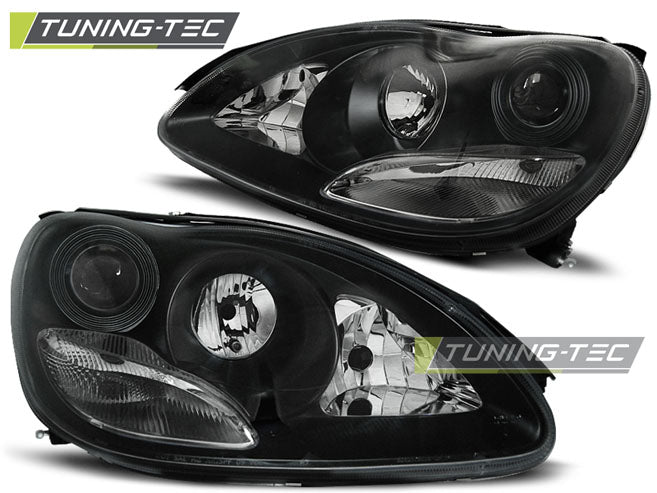 Phares noirs compatibles avec Mercedes W220 Classe S (09.98-05.05)
