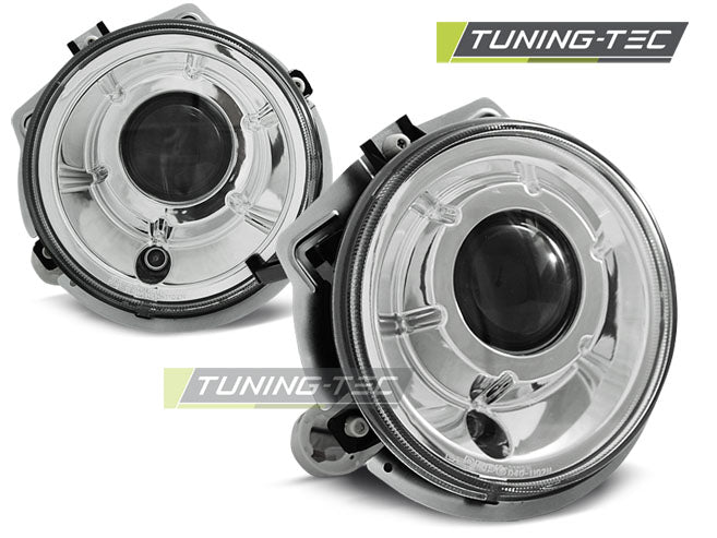 Phares chromés compatibles avec Mercedes W461 W463 Classe G (1992-2006)