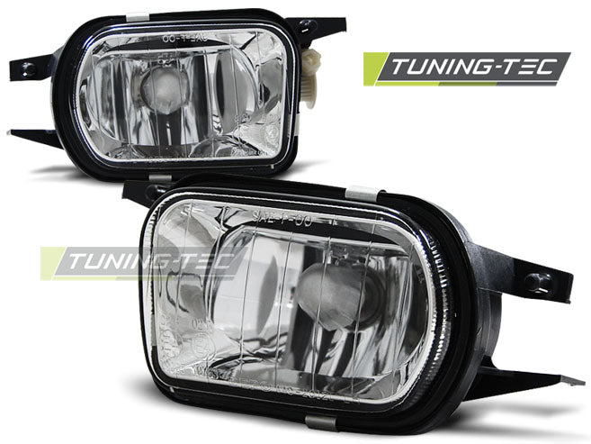 Phares antibrouillard chromés compatibles avec Mercedes W203 07.00-03.04 / SLK R170