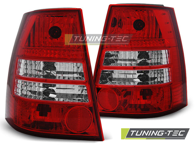 FEUX ARRIÈRE ROUGES ET BLANCS compatibles avec VW GOLF 4 / BORA 99-06 VARIANT