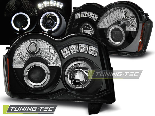 JEEP GRAND CHEROKEE 08-10 ANGEL EYES NOIR