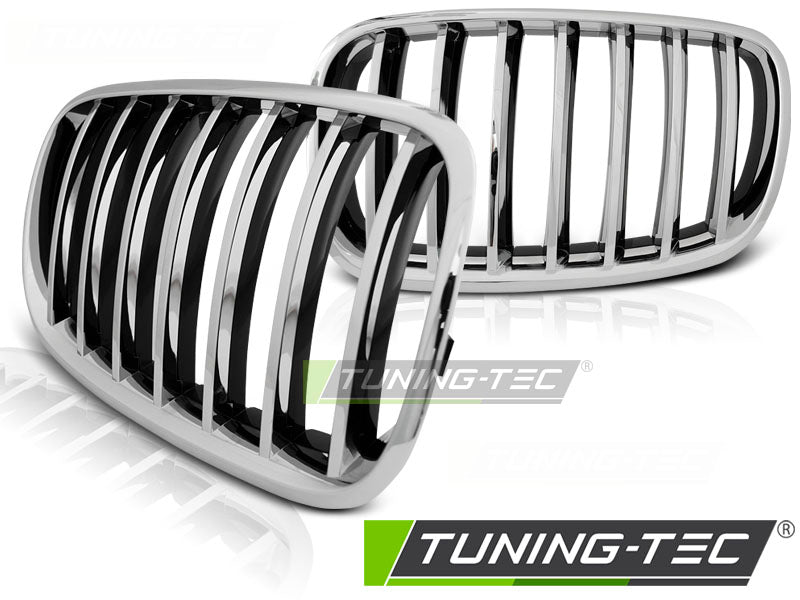 Calandre chromée compatible BMW X5 E70 X6 E71 08-