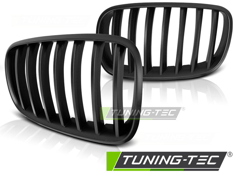 Calandre noire mate compatible BMW X5 E70 X6 E71 08-