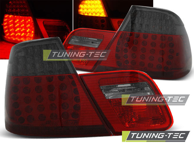 Feux arrière à LED rouge fumé compatibles BMW E46 Coupé 04.99-03.03