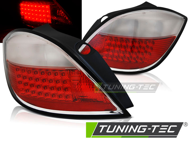 OPEL ASTRA H 03.04-09 5D ROUGE BLANC LED