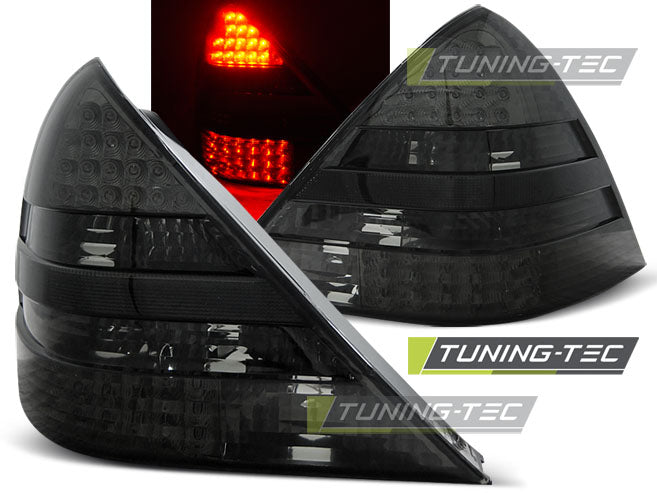 Feux arrière à LED fumés compatibles avec Mercedes R170 SLK 04.96-04