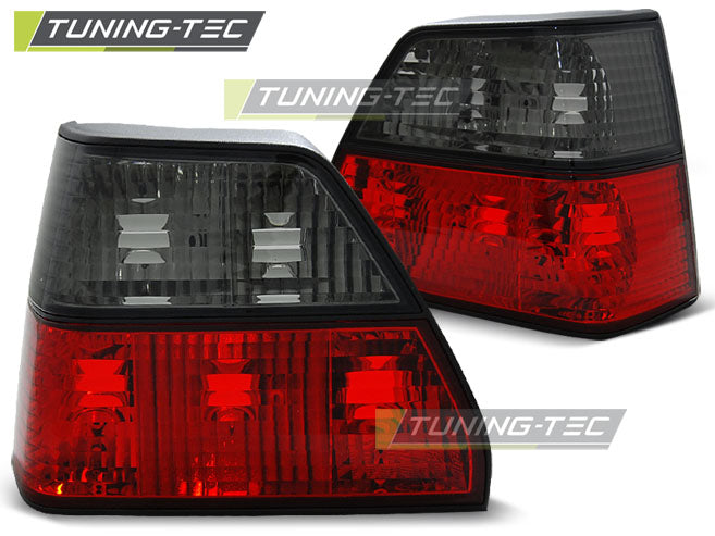 FEUX ARRIÈRE ROUGES FUMÉS compatibles avec VW GOLF 2 08.83-08.91
