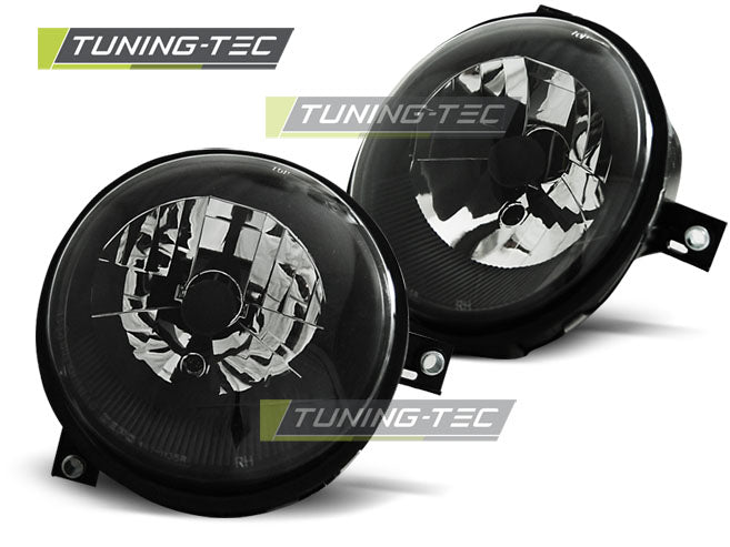 Phares noirs compatibles avec VW Lupo 98-05