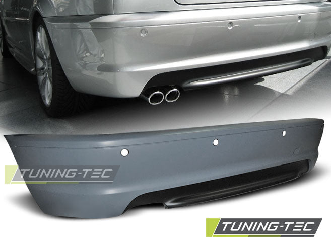 Pare-chocs arrière sport avec PDC compatible BMW E46 Coupé 99-05 Cabriolet 99-03
