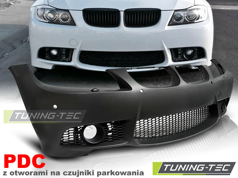 Pare-chocs avant style sport avec PDC compatible BMW E90 05-08
