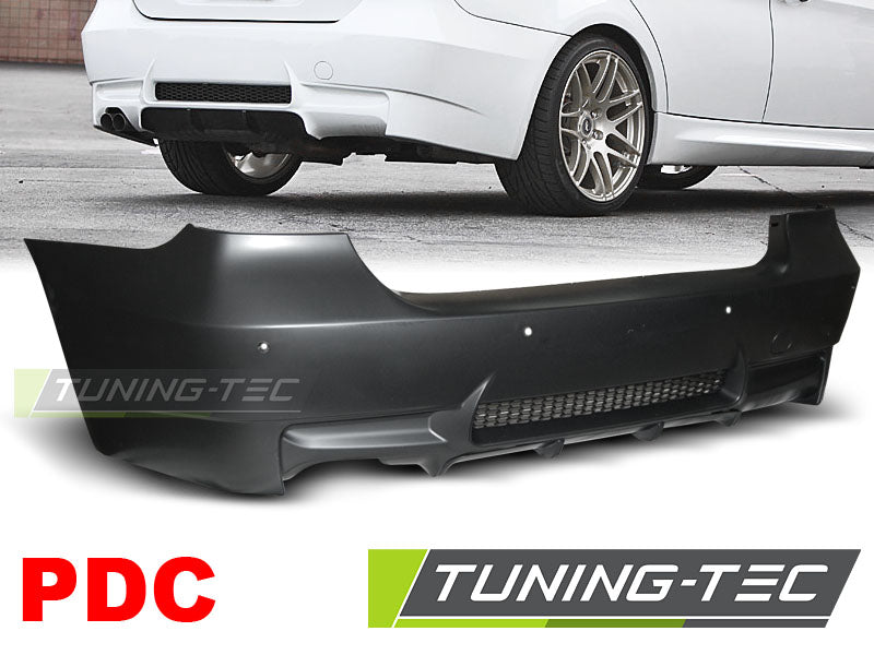 Pare-chocs arrière style sport avec PDC compatible BMW E90 05-11