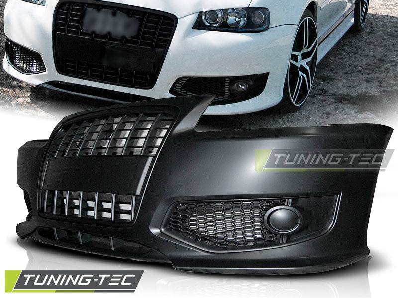 Pare-chocs avant sport noir compatible avec Audi A3 96-03