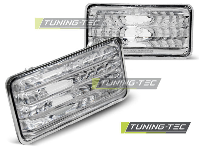 Clignotant latéral chromé compatible avec VW Golf / Vento / Seat Ibiza / Cordoba