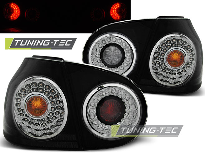 Feux arrière à LED fumés compatibles avec VW Golf 5 10.03-09