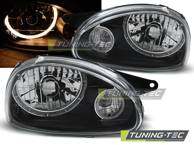 OPEL CORSA B 02.93-10.00 ANGEL EYES NOIR