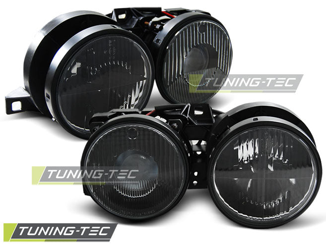 Phares noirs compatibles BMW E30 11.82-06.94