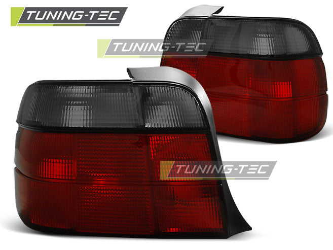 FEUX ARRIÈRE ROUGES FUMÉS compatibles BMW E36 12.90-08.99 COMPACT