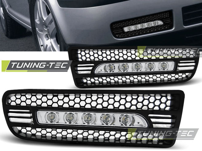 Cadre de phares antibrouillard à LED compatible avec VW Golf 4