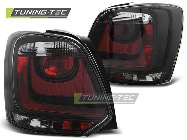FEUX ARRIÈRE ROUGES ET BLANCS FUMÉS SPORT compatibles VW POLO 09-14