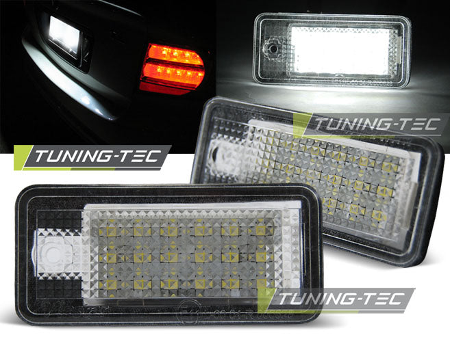 Éclairage de plaque d'immatriculation à LED compatible avec Audi A3/A4/A6/Q7 avec CANBUS