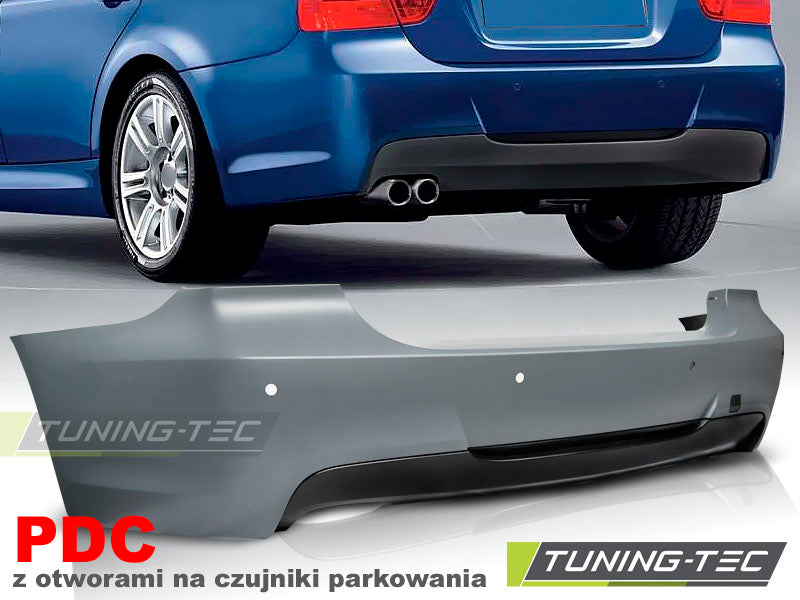 Pare-chocs arrière sport PDC compatible BMW E90 03.05-08.08