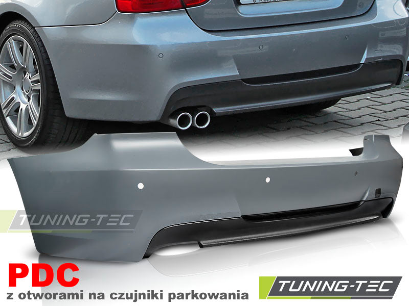 Pare-chocs arrière sport avec PDC compatible BMW E90 09-11