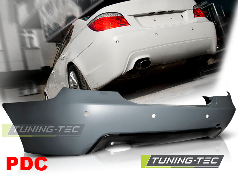 Pare-chocs arrière sport avec PDC compatible BMW E60 08-10