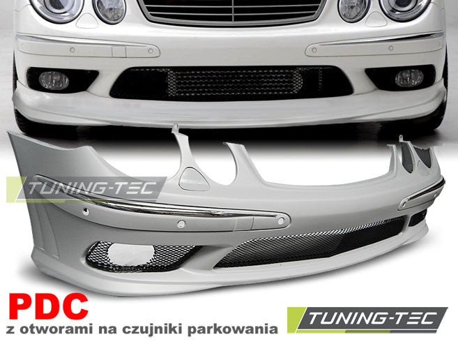 Pare-chocs avant sport avec PDC compatible avec MERCEDES W211 02-06