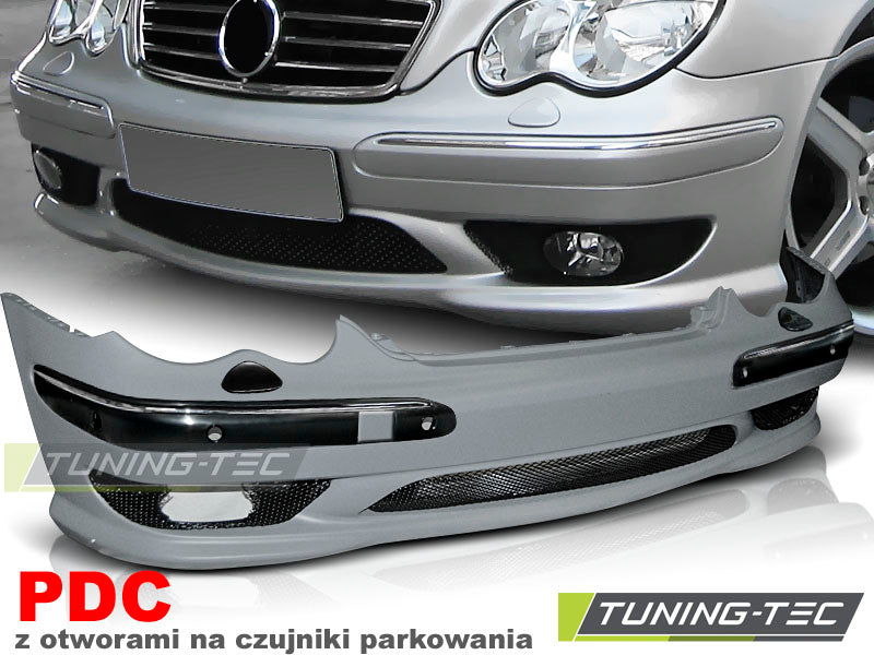 Pare-chocs avant sport avec PDC compatible avec MERCEDES W203 00-04