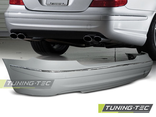 Pare-chocs arrière sport compatible avec Mercedes W211 berline 02-09