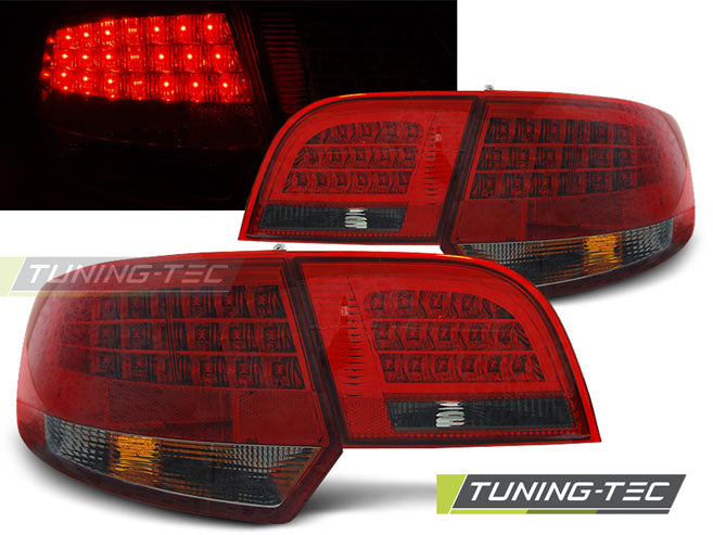 Feux arrière à LED rouge fumé compatibles avec Audi A3 8P Sportback (2004-2008)
