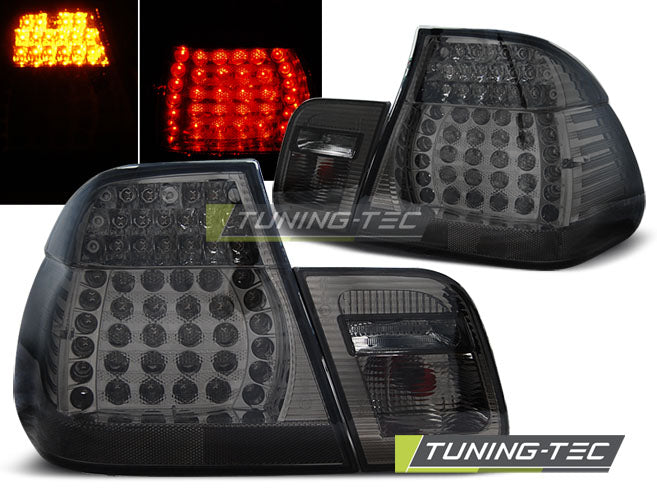 Feux arrière à LED fumés compatibles avec BMW E46 01-05 Berline