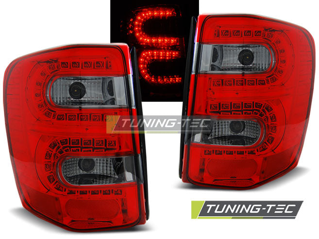 JEEP GRAND CHEROKEE 99-05.05 LED ROUGE FUMÉE