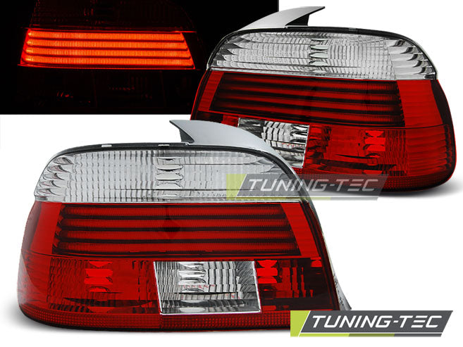 Feux arrière à LED rouge et blanc compatibles BMW E39 00-03