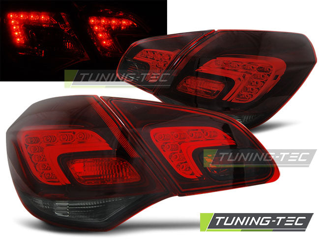 OPEL ASTRA J 10-15 BERLINE ROUGE FUMÉ LED